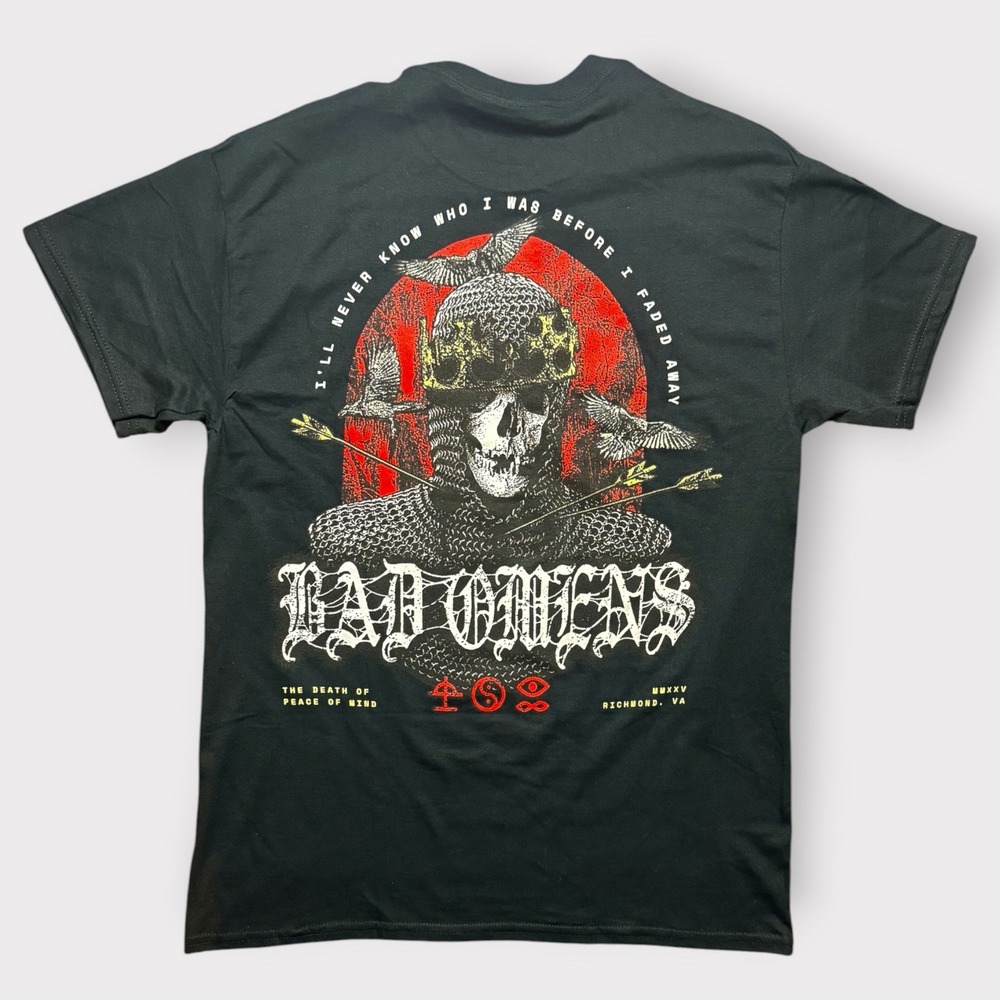 Bad Omens The Death of Peace of Mind Band T-Shirt Mens Medium Black Sumerian Rec